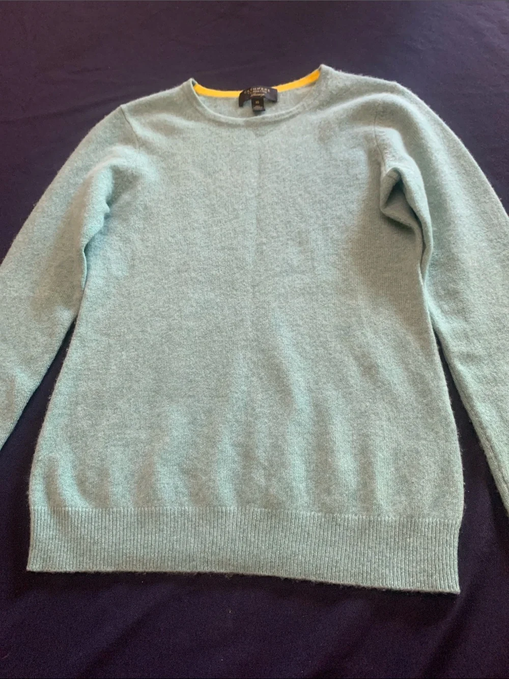 Tiffany blue charter club luxury cashmere xs sweater